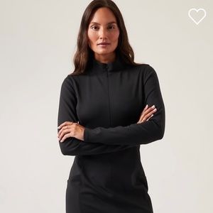 Athleta Delaney Black Dress XXS